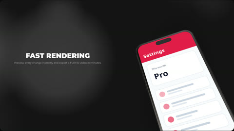 Spotlight preview video template